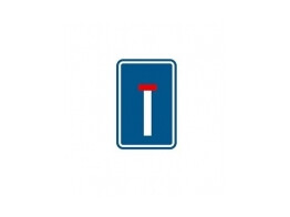 F45 200 mm STICKER voor tijdelijk tekstbord klasse 1
