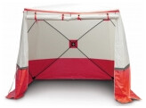Werktent 180 KE plat dak rood