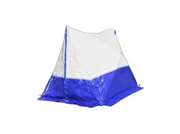 Werktent 250 TE schuin dak blauw