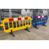 Gate barrier blauw