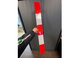 ALU lat 1000 mm reflectiefolie T2 DUBBEL zijdig met 6 gaatjes