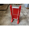Schaarhek kunststof 3500 mm rood wit