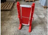 Schaarhek kunststof 3500 mm rood wit