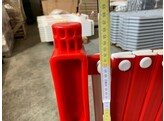 Schaarhek kunststof 3500 mm rood wit