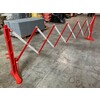 Schaarhek kunststof 3500 mm rood wit