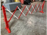 Schaarhek kunststof 3500 mm rood wit