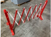 Schaarhek kunststof 3500 mm rood wit
