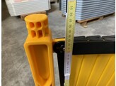 Schaarhek kunststof 3500 mm geel zwart