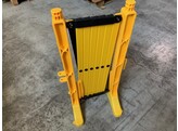 Schaarhek kunststof 3500 mm geel zwart