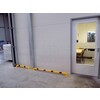 Stootbalk 12  H  x 40 cm - voetplaat