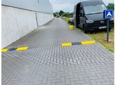 Tussenstuk verkeersdrempel 25 km/h zwart low speed 5 cm