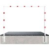 Hoogtebeperking 3 x 3 m  H  wit rood C29 beton