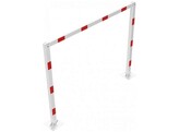 Hoogtebeperking 3 x 2 3 m  H  wit rood C29 voetplaat