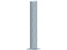 Paal rond 152 x 1000 mm galva voetplaat