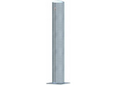 Paal rond 152 x 1000 mm galva voetplaat