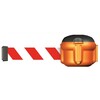Skipper XS oranje met rood wit lint