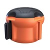 Skipper XS oranje met rood wit lint