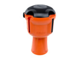 Skipper palenset 9 m oranje met rood wit lint