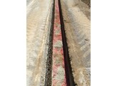 Ondergronds waarschuwingsnet 100 m x 300 mm groen
