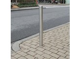 Stootpaal rond 76 x 1200 mm RVS betonneren