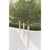 Stootpaal rond 76 x 1200 mm RVS betonneren