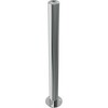 Stootpaal rond 76 x 900 mm RVS voetplaat