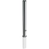 Stootpaal rond 76 x 900 mm RVS wegneembaar