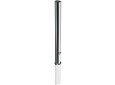 Stootpaal rond 76 x 900 mm RVS wegneembaar