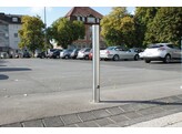 Stootpaal rond 76 x 900 mm RVS wegneembaar