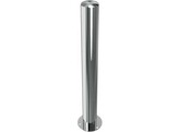 Stootpaal rond 102 x 900 mm RVS voetplaat