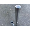 Stootpaal rond 102 x 900 mm RVS wegneembaar