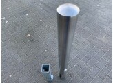 Stootpaal rond 102 x 900 mm RVS wegneembaar