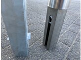 Stootpaal rond 102 x 900 mm RVS wegneembaar