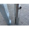 Stootpaal rond 102 x 900 mm RVS wegneembaar