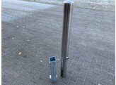 Stootpaal rond 102 x 900 mm RVS wegneembaar