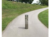 Stootpaal rond 154 x 1200 mm RVS betonneren