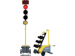 Verkeerslichten Nissen LZA500 LED aftelklok SET