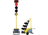 Verkeerslichten Nissen LZA500 LED aftelklok SET