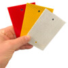 Aluminium reflector 70 x 110 mm rood