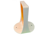 PVC separator reflector 85 x 150 mm oranje wit
