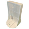 PVC separator reflector 85 x 150 mm oranje wit