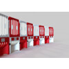 Buddha water separator wit   rood