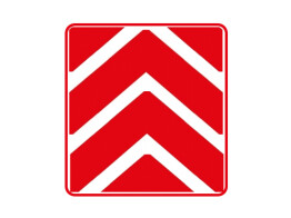 Type Vc 900 x 900 mm STICKER klasse 3