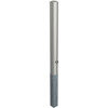 Stootpaal rond 102 x 900 mm RVS wegneembaar