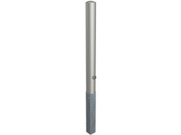 Stootpaal rond 102 x 900 mm RVS wegneembaar