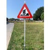 Grondpen verkeersbord
