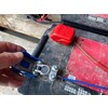 Batterijborn quick release rood positief