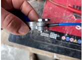 Batterijborn quick release rood positief