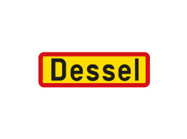 F43 verkeersbord SB250 900 x 300 mm klasse 1
