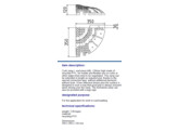 Toegangshelling 350 x 120 mm eindstuk links